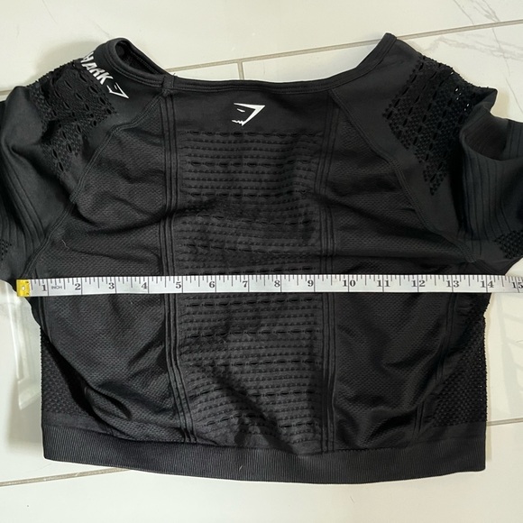 Gymshark/ Glow long sleeve seamless crop  top/ Size US XS/S (see measurement) - Picture 13 of 13